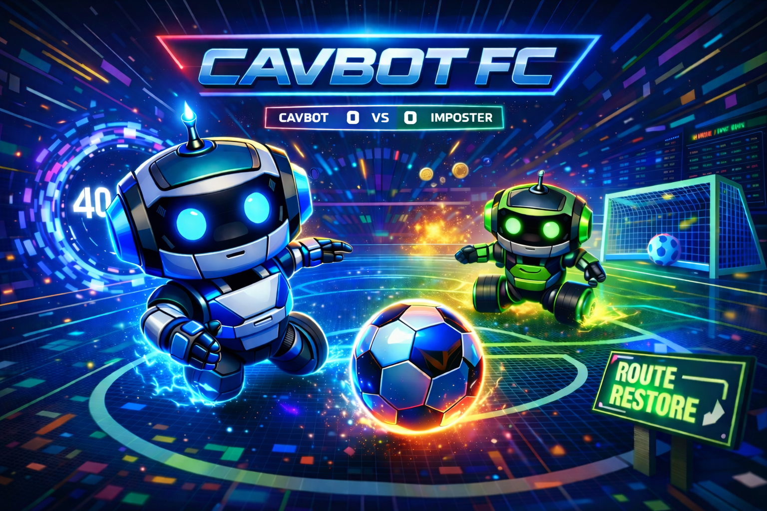 Fútbol CavBot arcade cover